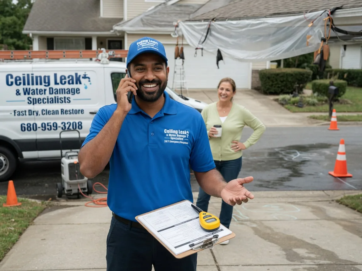 Ceiling Leak Cleanup Coyle, OK FAQs